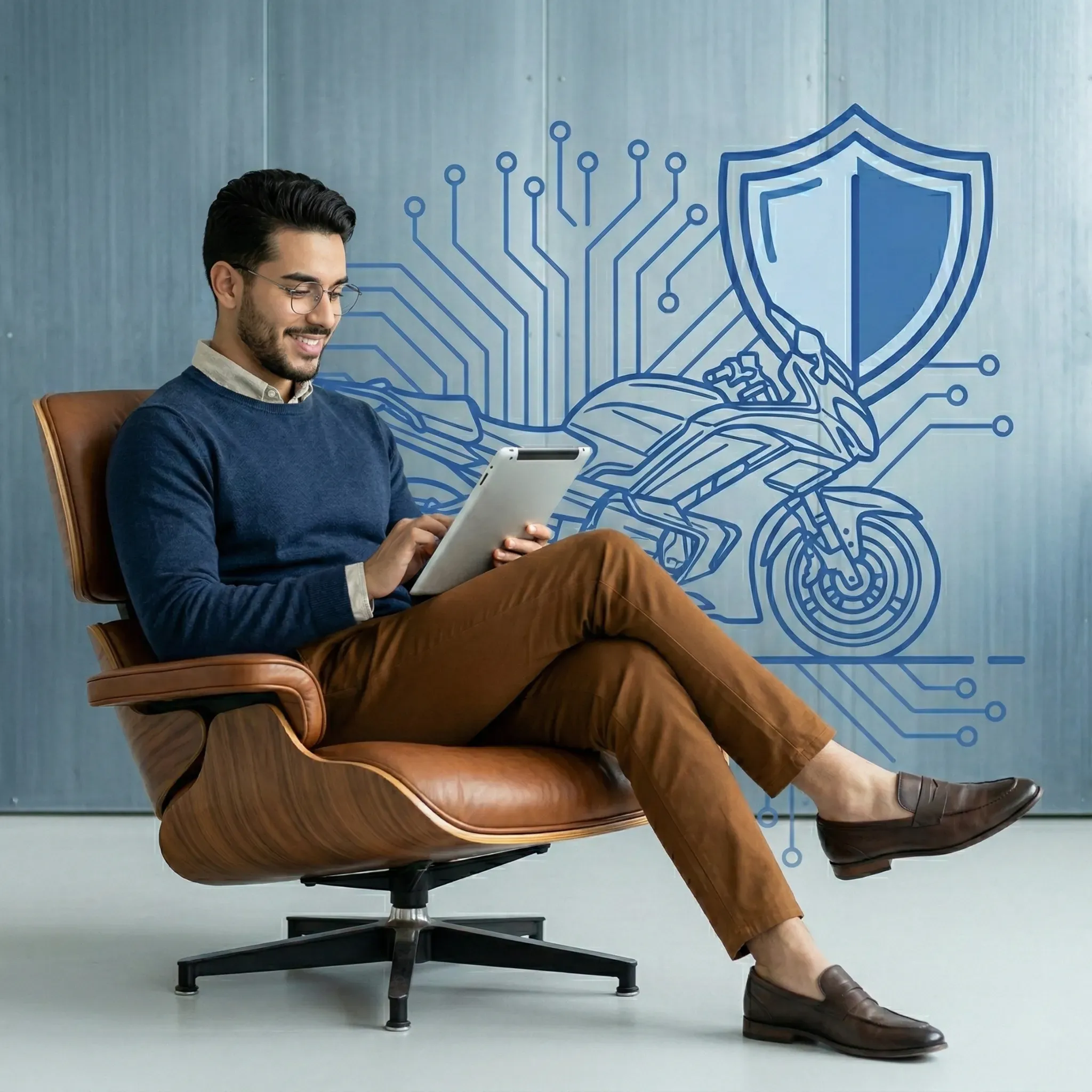 Mujer consultando SOAT en tablet